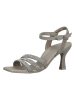 Paul Green Leder-Sandaletten in Grau