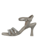 Paul Green Leder-Sandaletten in Grau