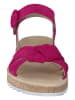Paul Green Leder-Sandalen in Pink