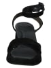 Paul Green Leder-Sandaletten in Schwarz