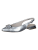 Paul Green Leder-Slingballerinas in Silber
