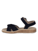 Paul Green Leder-Sandalen in Dunkelblau