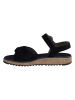Paul Green Leder-Sandalen in Schwarz