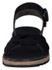 Paul Green Leder-Sandalen in Schwarz
