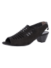 Paul Green Leder-Sandaletten in Schwarz