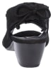Paul Green Leder-Sandaletten in Schwarz