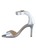 Paul Green Leder-Sandaletten in Silber