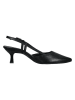 Paul Green Leder-Slingpumps in Schwarz