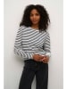 Kaffe Longsleeve "Liddy" zwart/crème