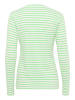Kaffe Longsleeve "Liddy" in Grün/ Creme