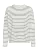 Kaffe Longsleeve "Winny" grijs/crème