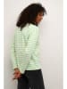 Kaffe Longsleeve "Winny" in Grün/ Creme