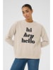 Kaffe Sweatshirt "Ellen" in Beige