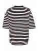 Kaffe Shirt "Lora" in Weiß/ Schwarz