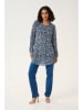 Kaffe Tunika "Amber" in Hellblau/ Beige