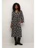 Kaffe Kleid "Amber" in Weiß/ Schwarz