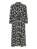Kaffe Kleid "Amber" in Weiß/ Schwarz