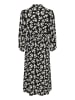 Kaffe Kleid "Amber" in Weiß/ Schwarz