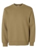SELECTED HOMME Sweatshirt in Khaki