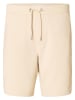 SELECTED HOMME Sweatshorts in Beige