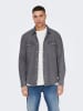 ONLY & SONS Koszula dżinsowa - Regular fit - w kolorze szarym