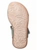 kmins Leder-Sandalen in Türkis