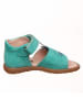 kmins Leder-Sandalen in Türkis