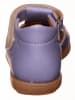 kmins Leder-Halbsandalen in Lila