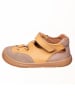 kmins Leder-Barfußschuhe in Hellbraun/ Beige
