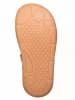 kmins Leder-Barfußschuhe in Hellbraun/ Hellblau