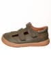 kmins Leder-Barfußschuhe in Khaki