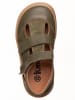kmins Leder-Barfußschuhe in Khaki