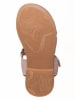 kmins Leren sandalen crème