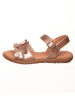 kmins Leder-Sandalen in Gold