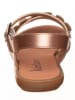 kmins Leren sandalen goudkleurig