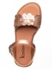 kmins Leren sandalen goudkleurig
