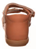 kmins Leder-Sandalen in Hellbraun