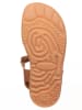 kmins Leren sandalen lichtbruin