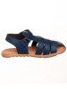 kmins Leder-Sandalen in Dunkelblau