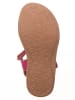 kmins Leder-Sandalen in Pink