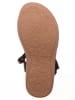 kmins Leder-Sandalen in Schwarz
