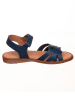 kmins Leder-Sandalen in Dunkelblau