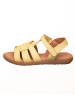 kmins Leder-Sandalen in Gelb