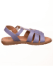 kmins Leder-Sandalen in Lila