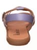 kmins Leder-Sandalen in Lila