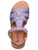 kmins Leder-Sandalen in Lila
