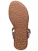 kmins Leder-Sandalen in Lila