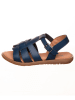 kmins Leder-Sandalen in Dunkelblau