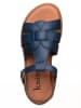kmins Leder-Sandalen in Dunkelblau
