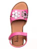 kmins Leder-Sandalen in Pink